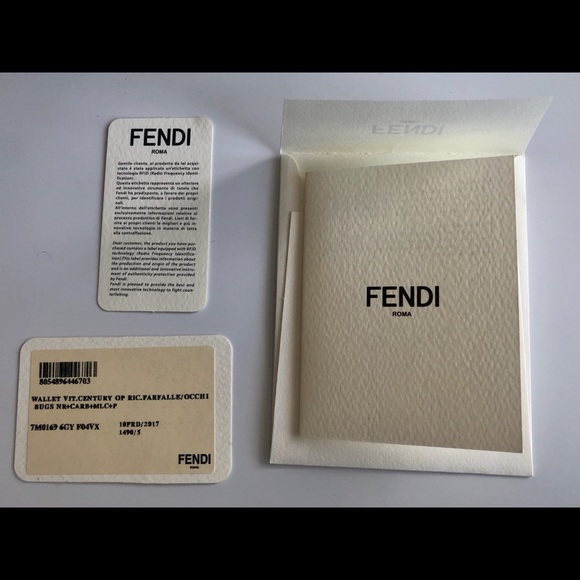 Authentic Fendi Bug Wallet - Picture 11 of 12